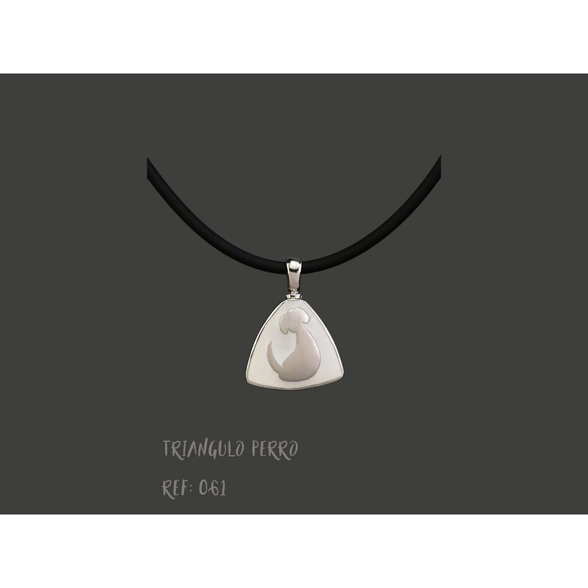 Ladies' Pendant Pet Zen 15 X 16 MM Silver