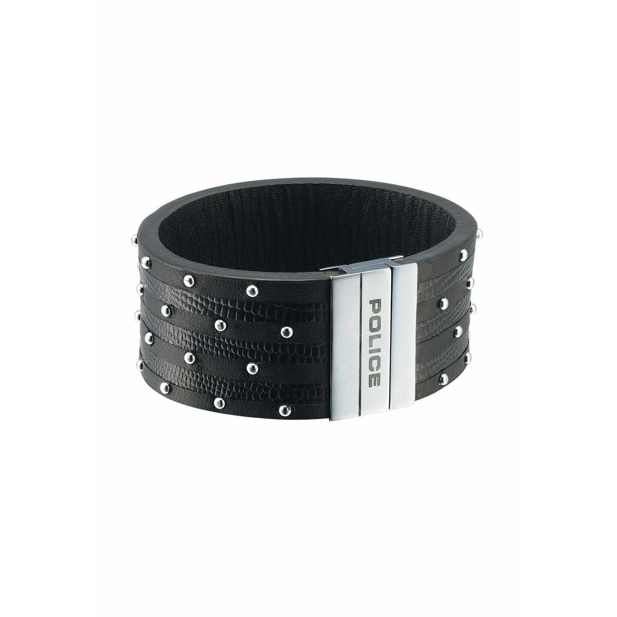 Men's Bracelet Police PJ21872BLB011 Leather 18 cm