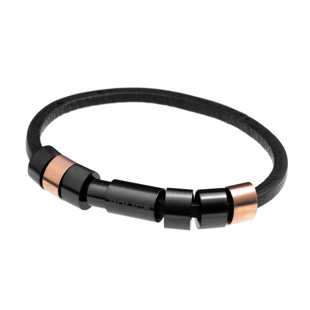 Men's Bracelet Police PJ.22653BLR/03-19 Leather Stainless steel (One size)