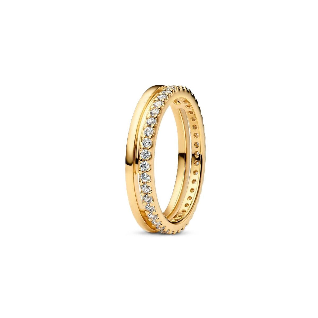 Ladies' Ring Pandora 163799C01-52 12 Golden