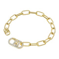 Ladies' Bracelet LIU JO LJ2620 Golden