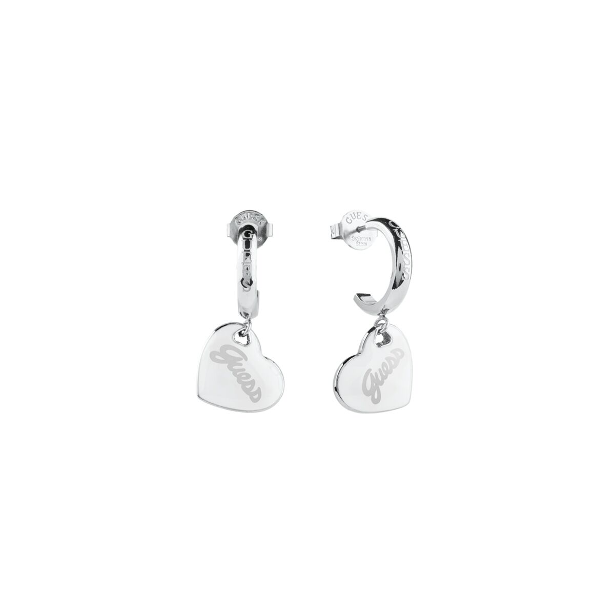 Ladies' Earrings Guess JUBE05151JWRHWHT-U Silver