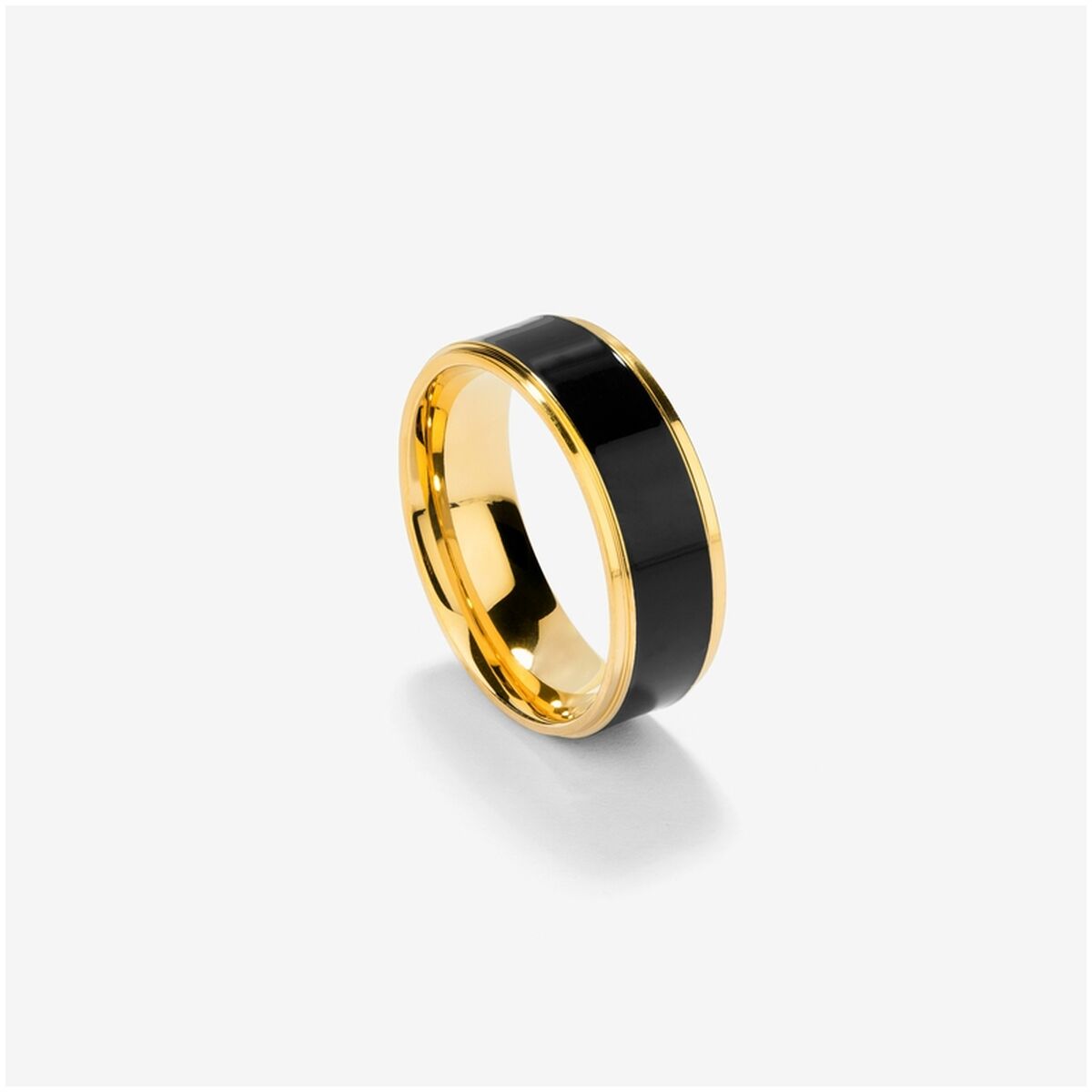 Men's Ring Radiant RH000137-26 26 Black Golden